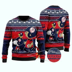Snoopy Charlie Brown and Woodstocks New York Yankees Ugly Sweater 1.jpg