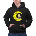 Snoopy Charlie autism I love you to the moon and back 2 Hoodie