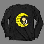 Snoopy Charlie autism I love you to the moon and back 4 Long Sleeves