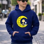 Snoopy Charlie autism I love you to the moon and back 8 Hoodie