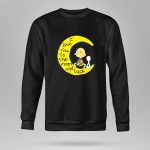 Snoopy Charlie autism I love you to the moon and back 9 Sweatshirt