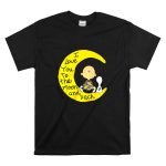 Snoopy Charlie autism I love you to the moon and back T Shirt 6