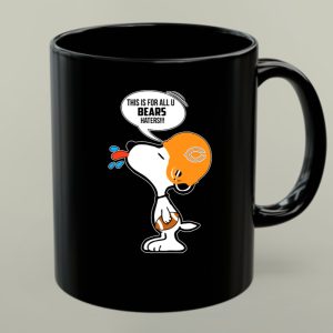 Snoopy Chicago Bears Helmet This Is For All U Bears Haters Football 1 mug.jpg