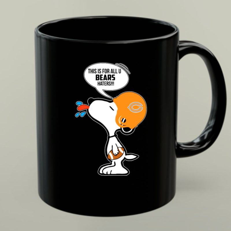Snoopy Chicago Bears Helmet This Is For All U Bears Haters Football 1 Mug.jpg