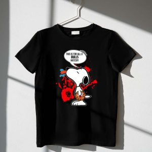 Snoopy Chicago Bulls Fan Team Spirit 1 T Shirt