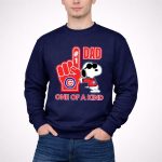 Snoopy Chicago Cubs 1 DAD One of A Kind 3 Sweatshirt