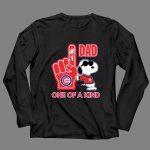 Snoopy Chicago Cubs 1 DAD One of A Kind 4 Long Sleeves