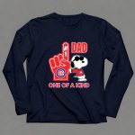 Snoopy Chicago Cubs 1 DAD One of A Kind 6 Long Sleeves