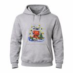 Snoopy Christmas House with Woodstock and Gifts Give The Gift Of Friendship T Shirt 8 1.jpg