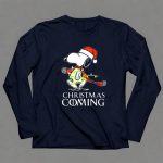 Snoopy Christmas Is Coming Game Of Thrones Santa Hat Lights 6 Long Sleeves 1.jpg