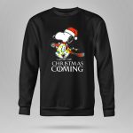Snoopy Christmas Is Coming Game Of Thrones Santa Hat Lights 9 Sweatshirt 1.jpg