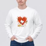 Snoopy Christmas Love Netball Heart 4 Long Sleeves