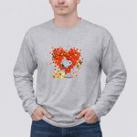 Snoopy Christmas Love Netball Heart 6 Long Sleeves