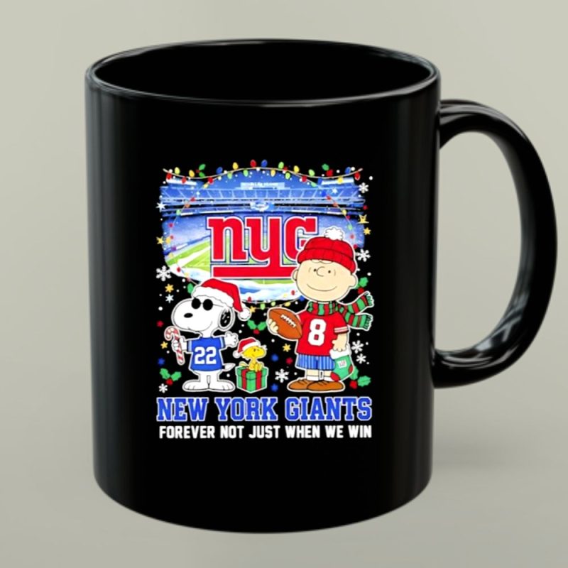 Snoopy Christmas New York Giants Forever Not Just When We Win 1 Mug 1.Jpg