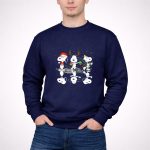 Snoopy Christmas Reflections Santa Reindeer Lights 3 Sweatshirt 1.jpg
