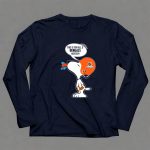 Snoopy Cincinnati Bengals Helmet Speech Bubble Haters Football 6 Long Sleeves
