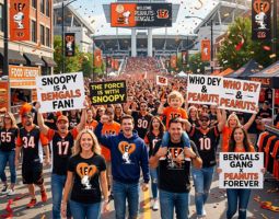 Snoopy Cincinnati Bengals Shirt Banner