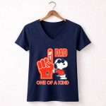 Snoopy Cleveland Browns 1 DAD One of A Kind 5 Womens V Neck