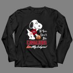 Snoopy Cleveland Cavaliers If You Dont Like Cavaliers Kiss My Endzone 4 Long Sleeves