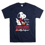 Snoopy Cleveland Cavaliers If You Dont Like Cavaliers Kiss My Endzone T Shirt 7