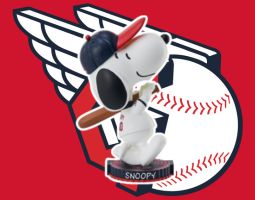 Snoopy Cleveland Guardians Banner