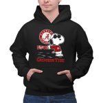 Snoopy Crimson Tide Alabama Love 2 Hoodie