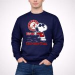 Snoopy Crimson Tide Alabama Love 3 Sweatshirt