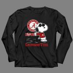 Snoopy Crimson Tide Alabama Love 4 Long Sleeves