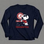 Snoopy Crimson Tide Alabama Love 6 Long Sleeves