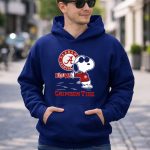 Snoopy Crimson Tide Alabama Love 8 Hoodie