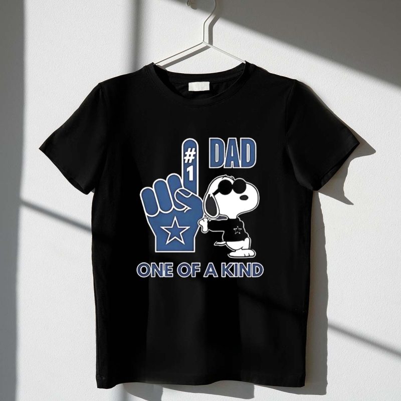 Snoopy Dallas Cowboys 1 Dad One Of A Kind 1 T Shirt
