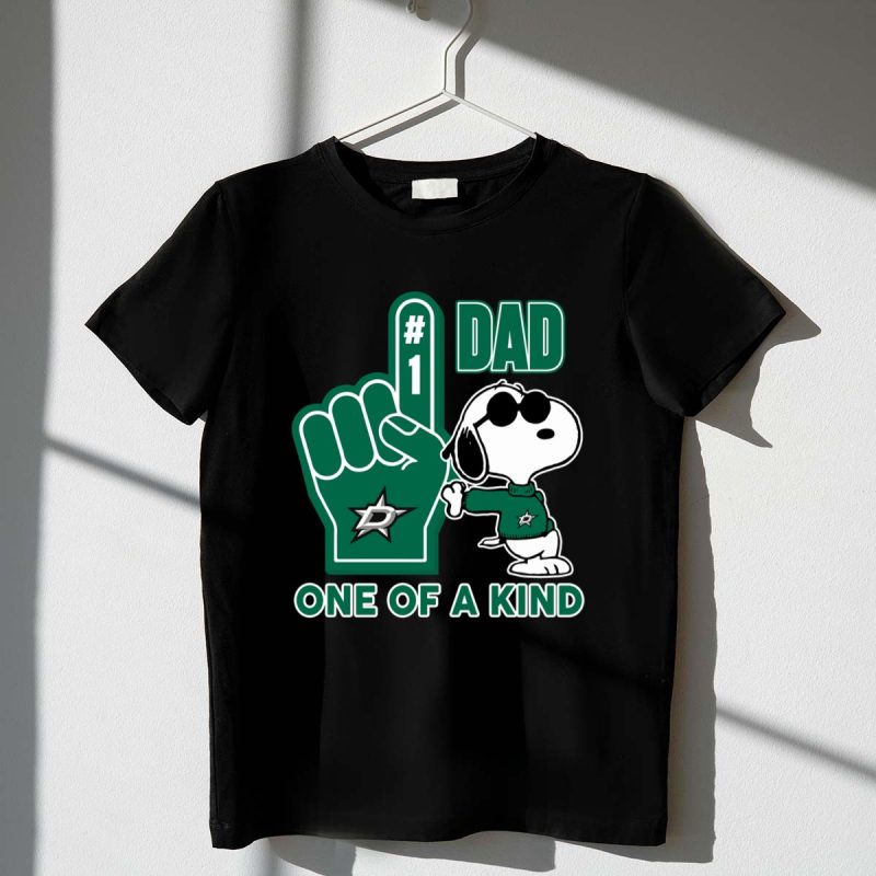Snoopy Dallas Stars 1 Dad One Of A Kind 1 T Shirt.jpg