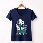 Snoopy Dallas Stars If You Dont Like Stars Kiss My Endzone 5 Womens V Neck.jpg