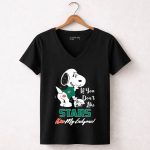 Snoopy Dallas Stars If You Dont Like Stars Kiss My Endzone 7 Womens V Neck.jpg