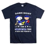 Snoopy Damn right I am a Tampa Bay Rays fan now and forever T Shirt 7.jpg