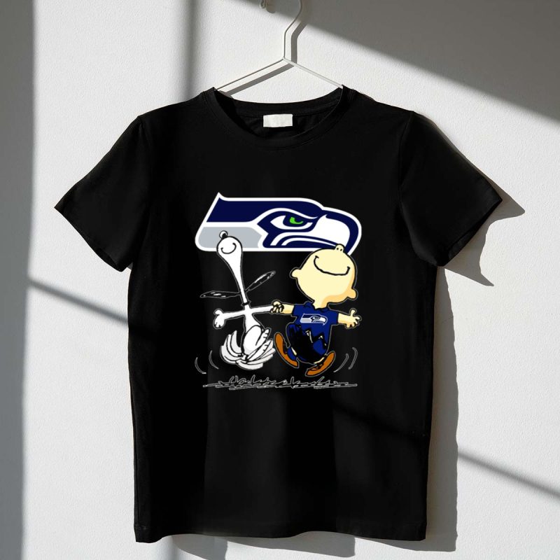 Snoopy Dance Seattle Seahawks Logo Charlie Brown 1 T Shirt