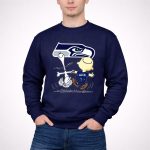 Snoopy Dance Seattle Seahawks Logo Charlie Brown 3 Sweatshirt