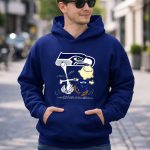Snoopy Dance Seattle Seahawks Logo Charlie Brown 8 Hoodie