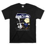Snoopy Dance Seattle Seahawks Logo Charlie Brown T Shirt 6