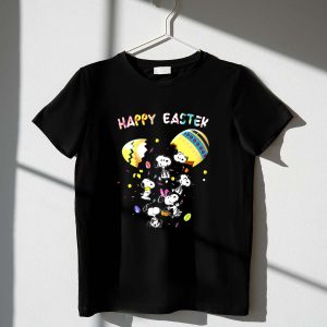 Snoopy Dance With Happy Easter Day 1 T Shirt