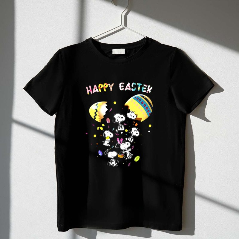 Snoopy Dance With Happy Easter Day 1 T Shirt