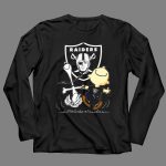 Snoopy Dancing with Charlie Brown Oakland Raiders 4 Long Sleeves