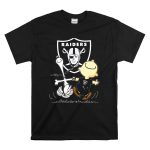 Snoopy Dancing with Charlie Brown Oakland Raiders T Shirt 6