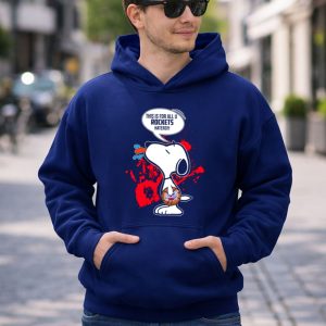 Snoopy Declares This Is For All U Rockets Haters With Houston Rockets Basketball Splash 9 Hoodie