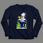 Snoopy Denver Broncos Christmas With Woodstock And Presents 6 Long Sleeves