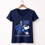 Snoopy Detroit Tigers 1 DAD One Of A Kind 5 Womens V Neck