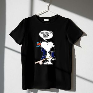 Snoopy Detroit Tigers Haters Baseball Fan 1 T Shirt.jpg