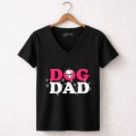 Snoopy Dog Dad 7 Womens V Neck