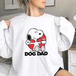 Snoopy Dog Dad Donut and Coffee Graphic 9 Sweatshirt