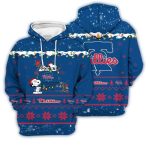 Snoopy Dog House Merry Christmas Philadelphia Phillies All Over Print Hoodie 1.jpg